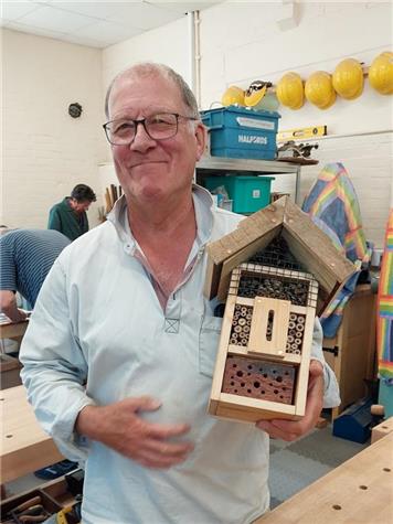 Bill and his upmarket bug hotel - News July 2023 part 1